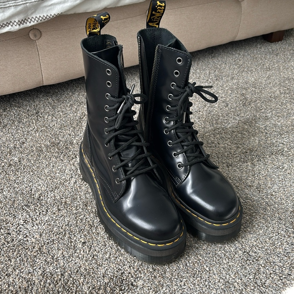 Dr. Marten Jadon Platform 10-Eye Hi Boots